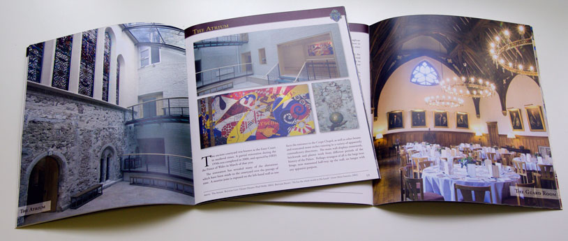 Design Printed Guidebook Brochure for Lambeth Palace